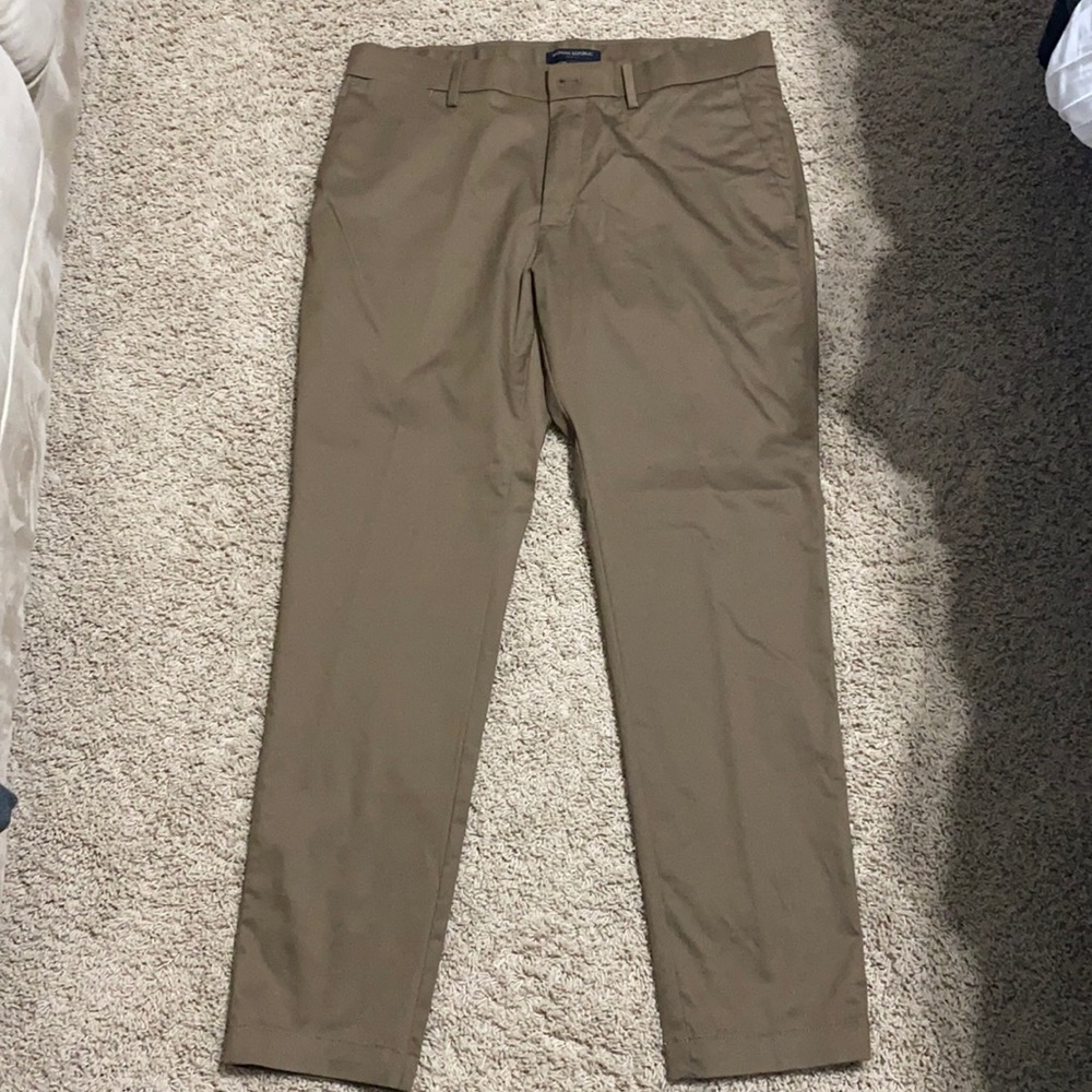 BANANA REPUBLIC MENS DRESS PANTS KHAKI 32x30